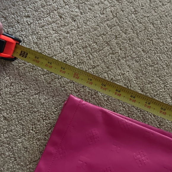 ROTATE Birger Christensen 'Rotie' Monogram Faux Leather Pink Pants 4 Bin 300 - Picture 16 of 16